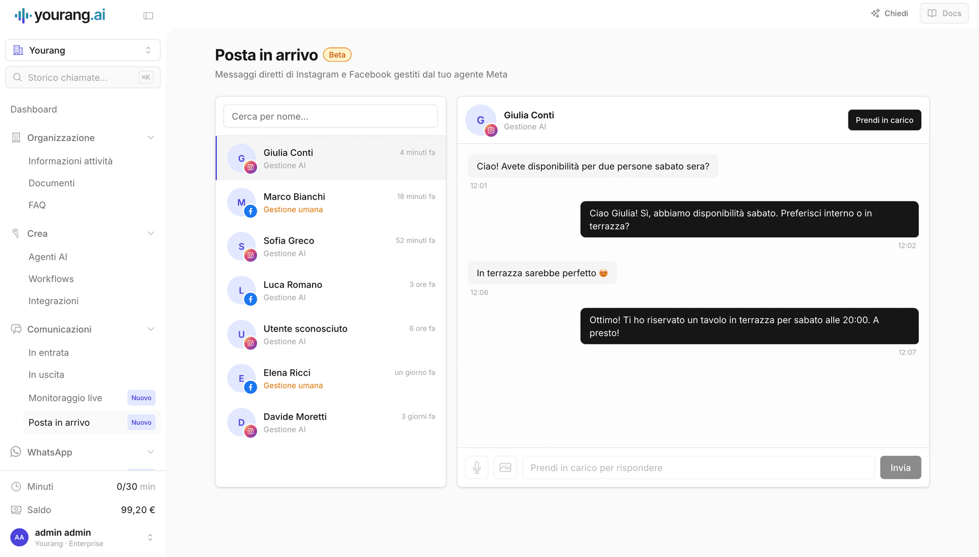 yourang.ai Meta Integration