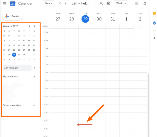 Google Calendar Dashboard